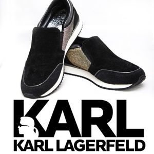 NIB Karl LagerfeldParis Giselle Suede Women's Shoe